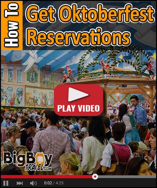 How To Get Table Reservations At Oktoberfest Tents - Without Tickets