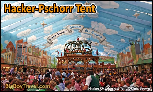 Top 10 Best Beer Tents At Oktoberfest In Munich - Hacker-Pschorr Beer Tent Festzelt