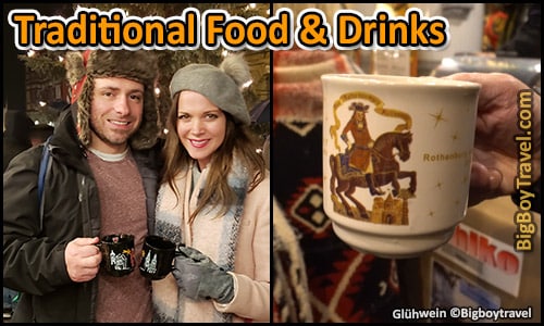Advent Christmas Market In Rothenburg Germany Reiterlesmarkt visiting tips - traditional food and drink Glühwein