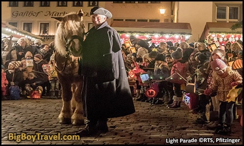 Advent Christmas Market In Rothenburg Germany Reiterlesmarkt visiting tips - lantern light parade