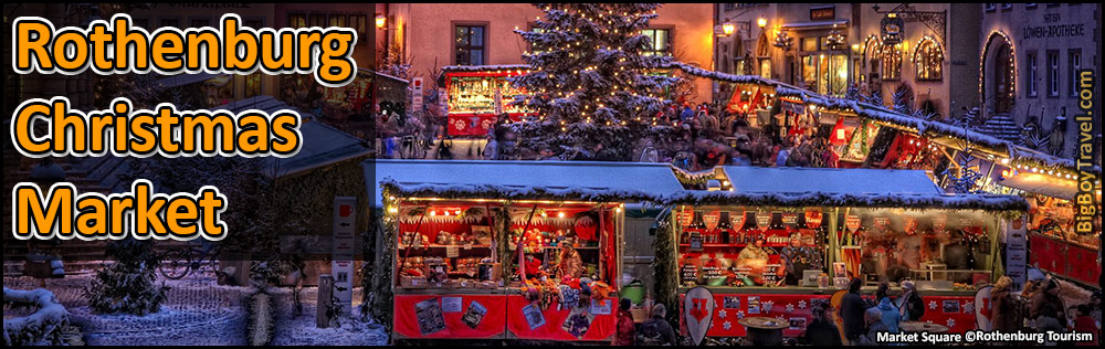 Advent Christmas Market In Rothenburg Germany Reiterlesmarkt