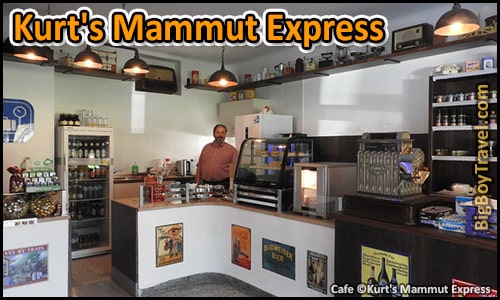 Hallstatt luggage storage bag lockers - Kurts Mammut Express Cafe Obertraun