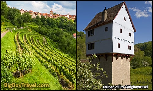 Top Ten Things To Do In Rothenburg Germany - tauber river valley and vineyard