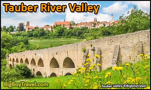 Top Ten Things To Do In Rothenburg Germany - tauber river valley and vineyard