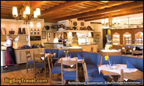 top ten best restaurants In Rothenburg germany - Imperial Kitchen Master restaurant Reichs kuchenmeister