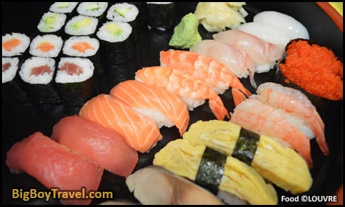 top ten best restaurants In Rothenburg germany - Japan Restaurant LOUVRE asian sushi meals