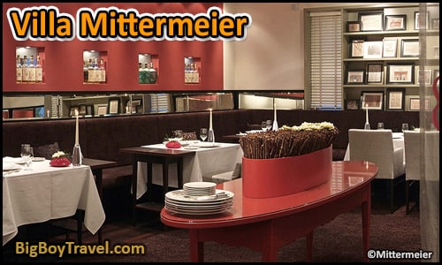 top ten best restaurants In Rothenburg germany - Villa Mittermeier modern dining