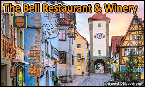 top ten best restaurants In Rothenburg germany - hotel glocke weingut winery