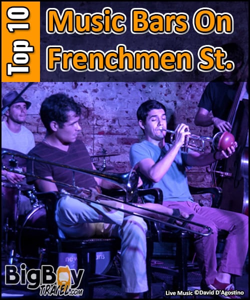 top ten best Live Music Bars On Frenchmen Street In New Orleans