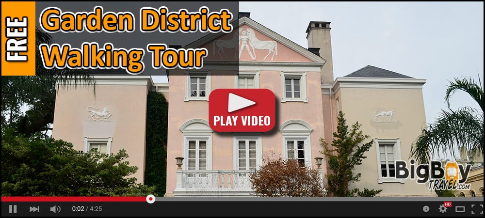 FREE Garden District Walking Tour Map in New Orleans Mansions - Self Guided