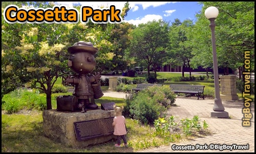 Free Irvine Park Walking Tour Map Saint Paul Minnesota - Charlie Brown Statue Cossetta Park Eagle Street