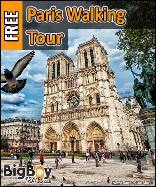 Free Paris Walking Tour Map - Latin Quarter & Notre Dame
